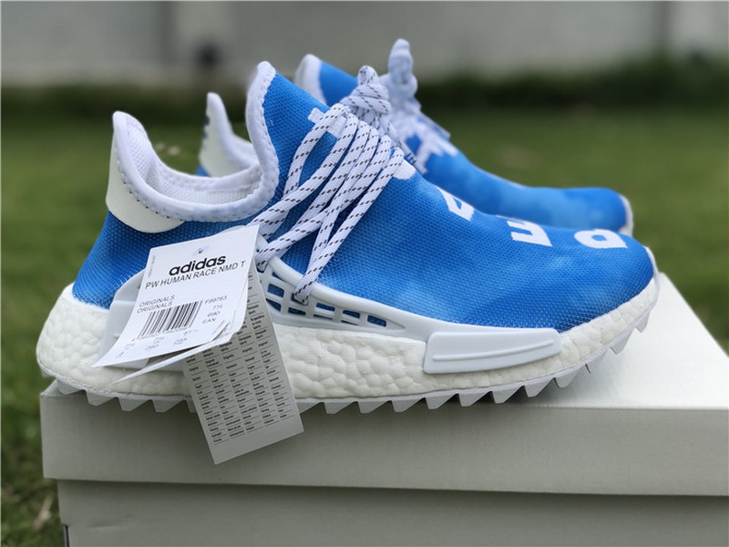 Super max Adidas NMD Human Race Pharrell China Exclusive Blue(98% Authentic quality)